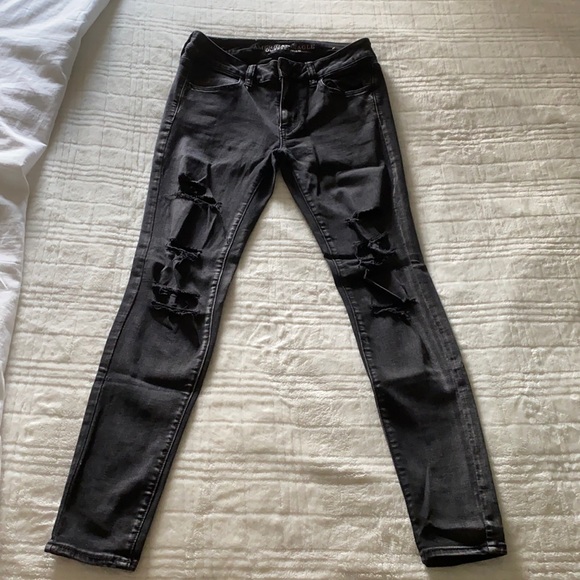 American Eagle Outfitters Jeans American Eagle Black Ripped Jeans Poshmark